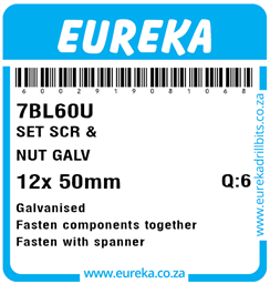 7BL60 - Set Screw & Nut -7BL60_Label_T